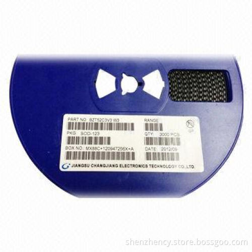 Diode Module, Zener 3.3V, 500mW, SOD123, BZT52C3V3